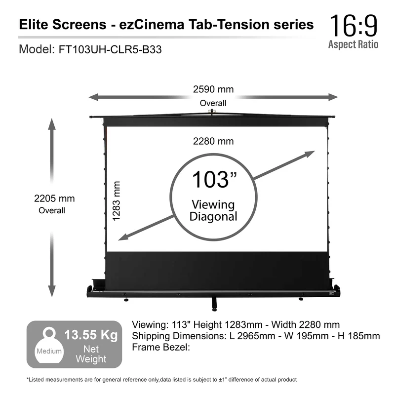 ezCinema Tab-Tension – ALR – Écrans de projection portables