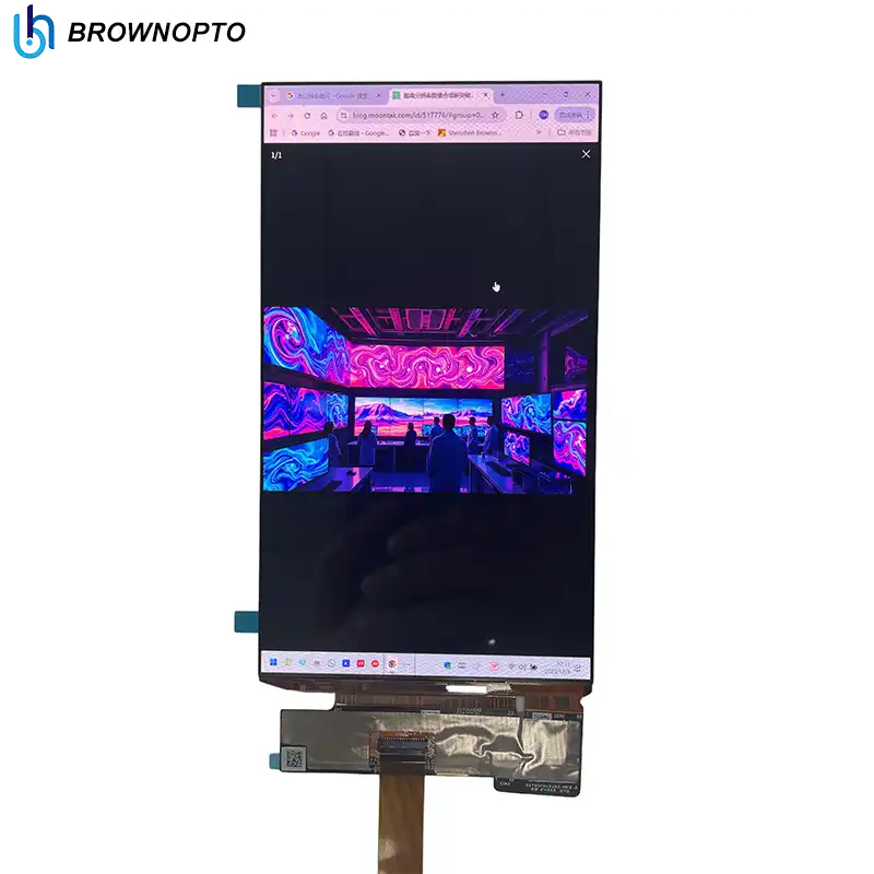 Écran AMOLED FHD+ 7 pouces – Fréquence de rafraîchissement de 144 Hz, tactile intégré | BROWNOPTO