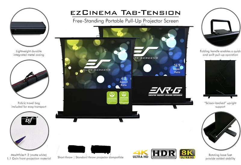 ezCinema Plus - Écrans de projection portables