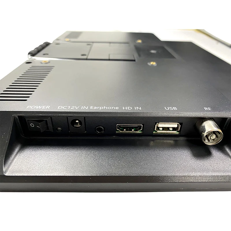 Téléviseur portable 17.3 pouces avec résolution 1600 x 900, compatible DTV et ATV pour un divertissement optimal en déplacement