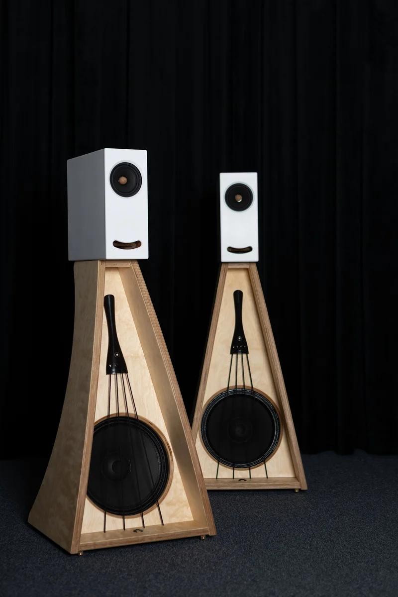 Closer Acoustics The Full OGY Loudspeaker Set - Pair - Plywood/White