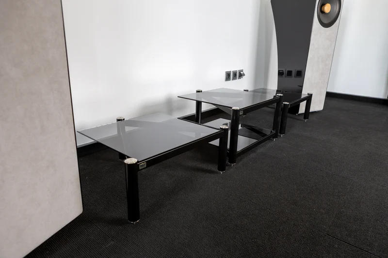 AV Racks VAP S1 – Stainless Steel & Glass