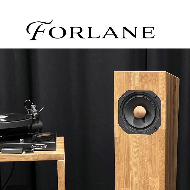 Closer Acoustics Forlane Loudspeakers Natural Oak