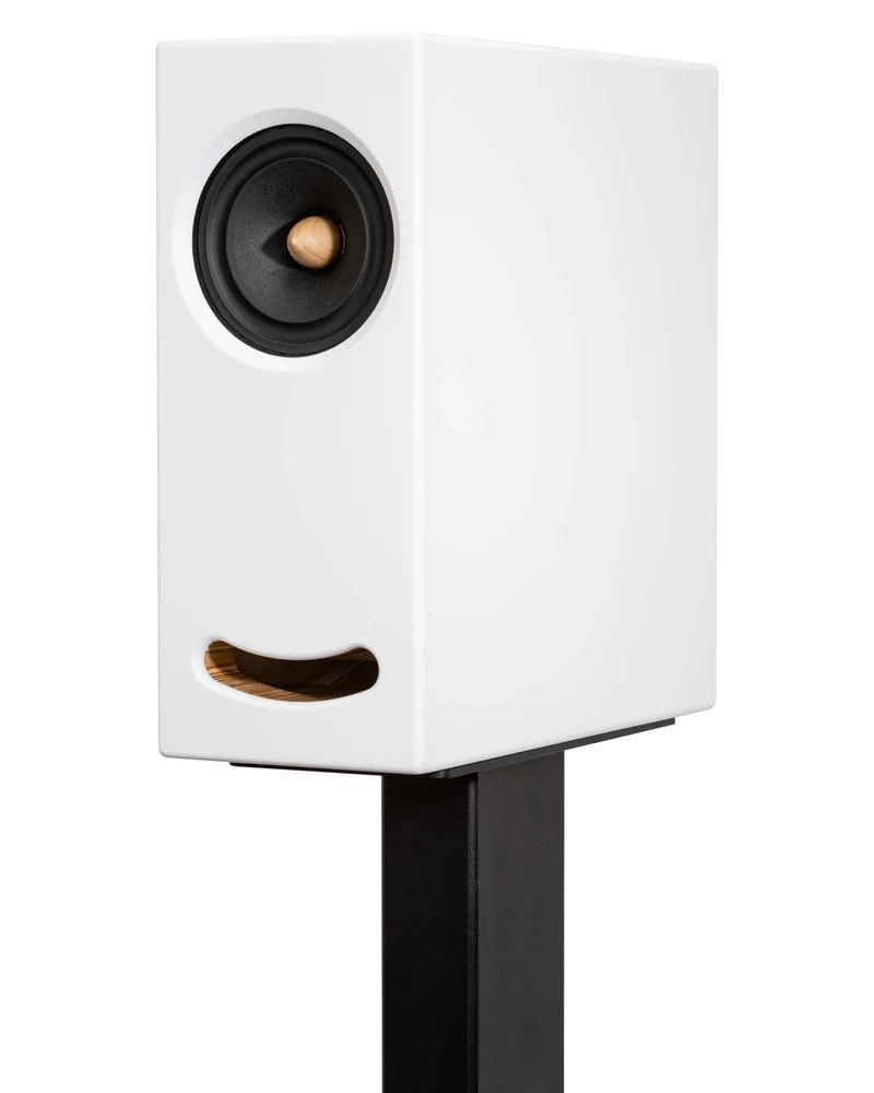 Closer Acoustics OGY Bookshelf Loudspeakers - Pair - White Acrylic Stone '26