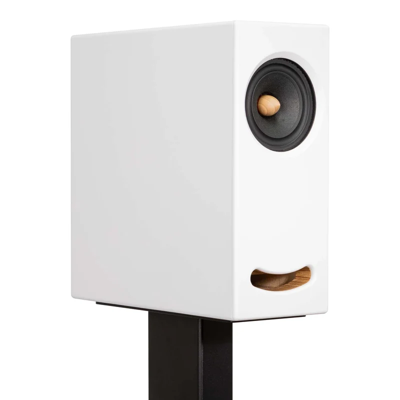 Closer Acoustics OGY Bookshelf Loudspeakers - Pair - White Acrylic Stone '26