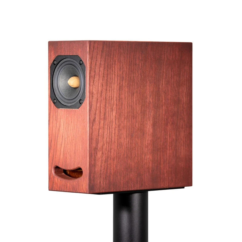 Closer Acoustics OGY Bookshelf Loudspeakers - Pair - Oak Red Velvet '26