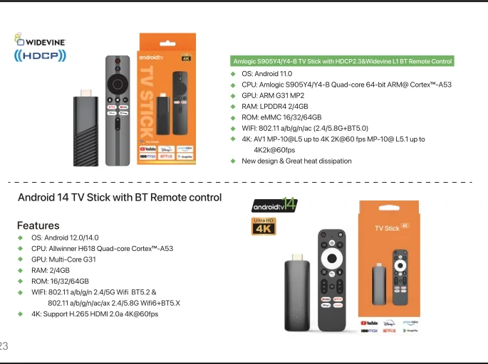 Pack Fournisseur – Box Android TV & Multimédia