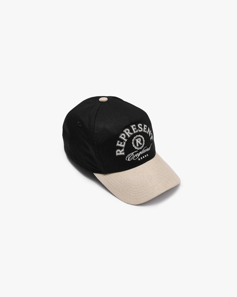 Initial Crest Cap - Jet Black