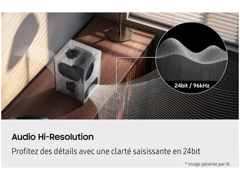 Samsung Music Studio 7 Blanc (HW-LS71H)