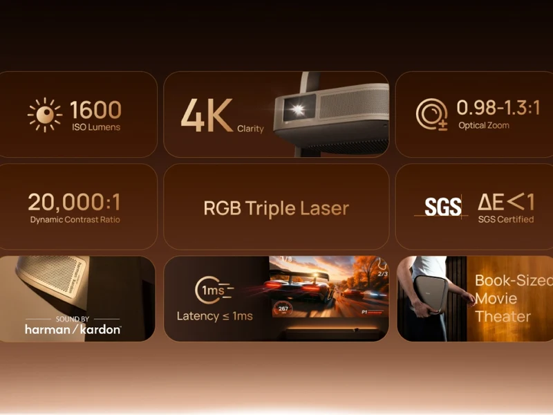 XGIMI Elfin Flip Laser Ultra HD 4K
