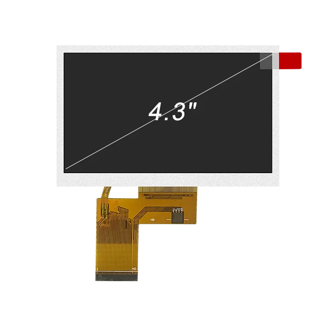 Écran TFT standard de 4.3 pouces (480 x 272 pixels) haute luminosité, sans fonction tactile