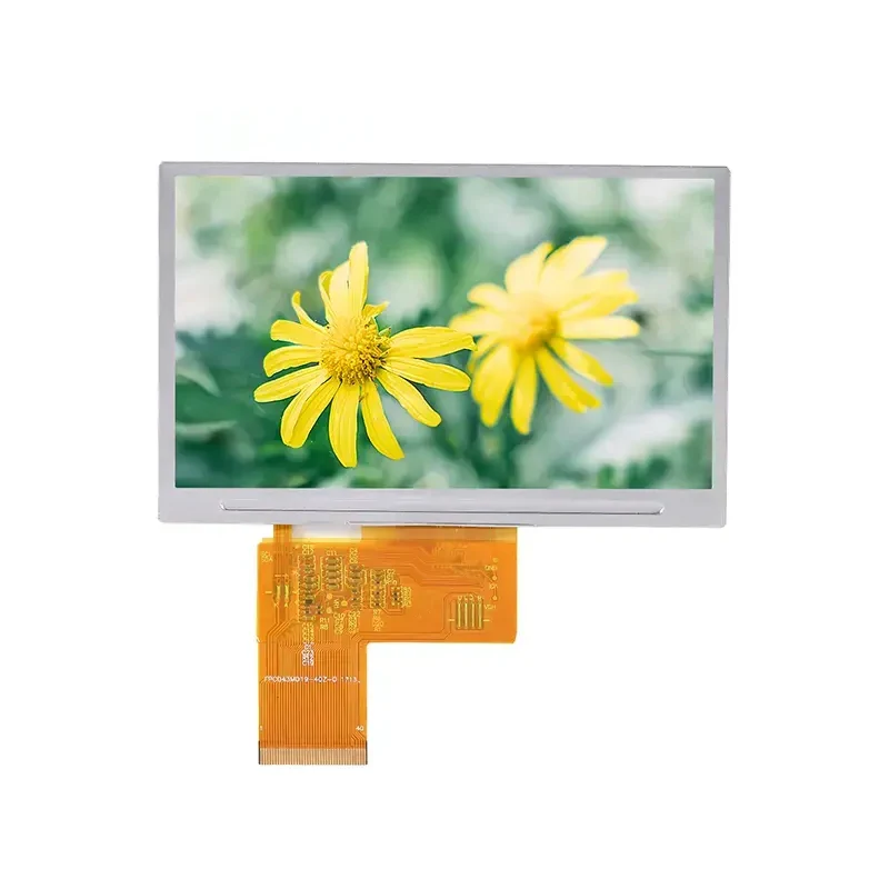 Écran TFT standard de 4.3 pouces (480 x 272 pixels) haute luminosité, sans fonction tactile