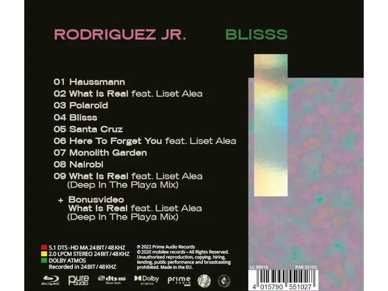 RODRIGUEZ JR - BLISSS - BLU-RAY AUDIO