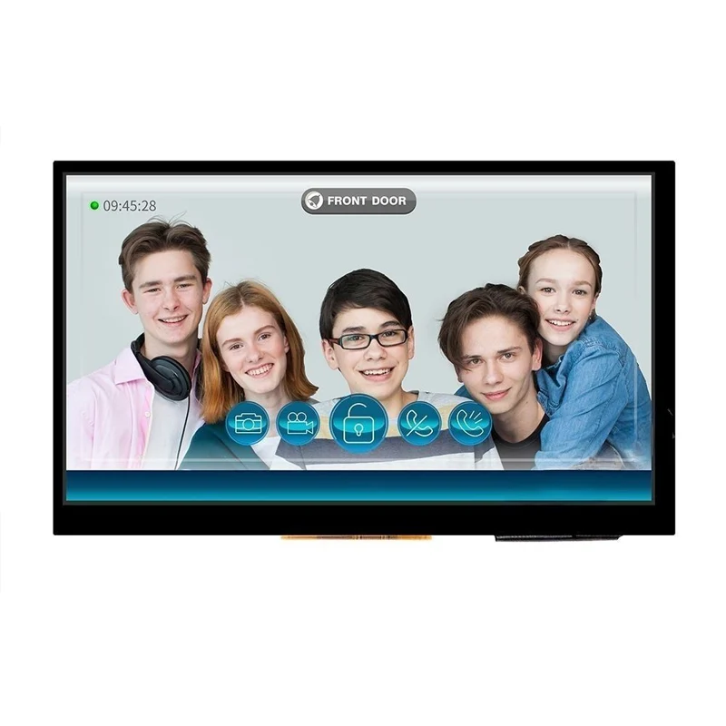 Écran TFT IPS haute luminosité 7 pouces (17,8 cm) 1024 x 600 pixels sans fonction tactile