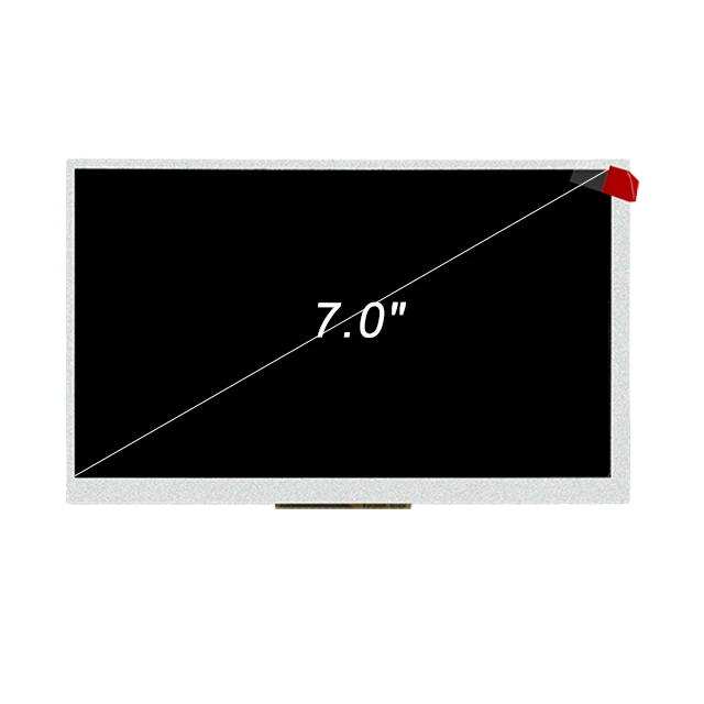 Écran TFT standard 7.0 pouces 1024 x 600 px haute luminosité avec interface LVDS, sans fonction tactile