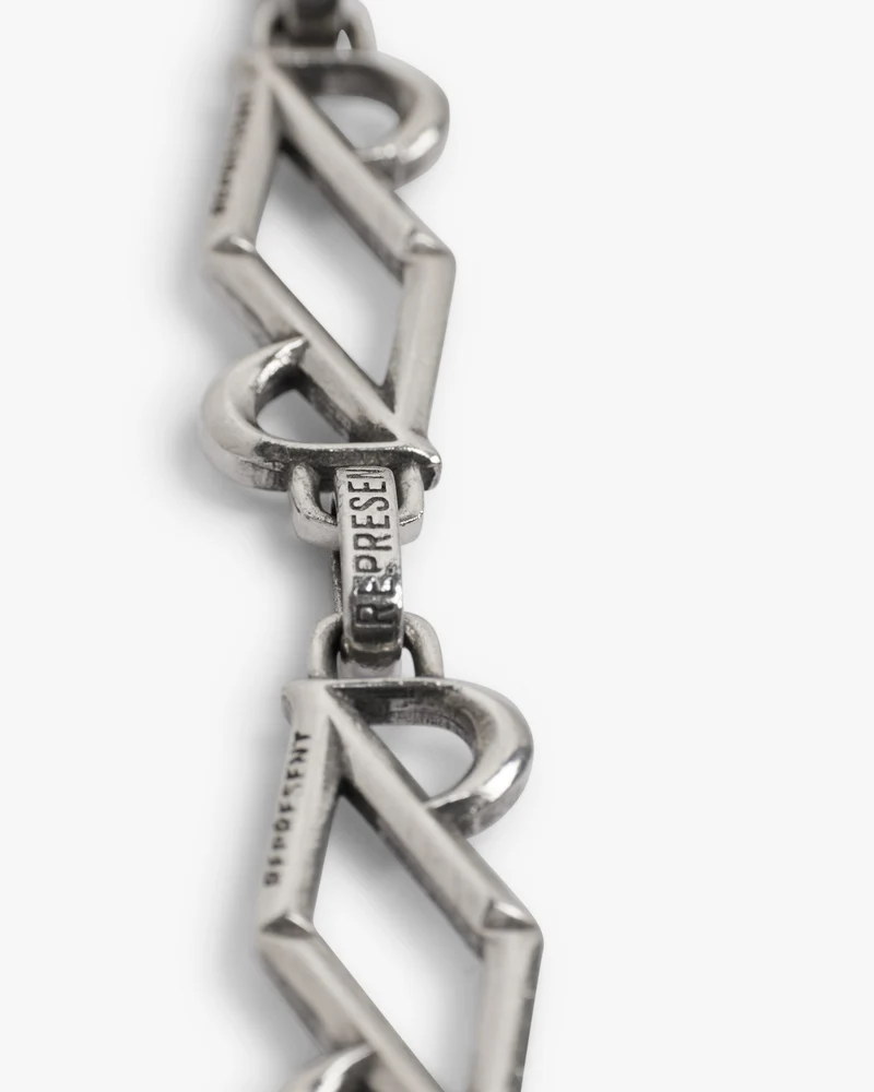 Initial Chain Necklace - Silver