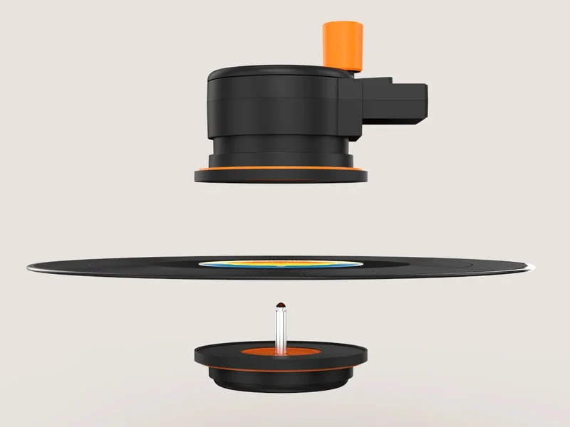 HUMMINGURU EZ Vinyl Record Washer