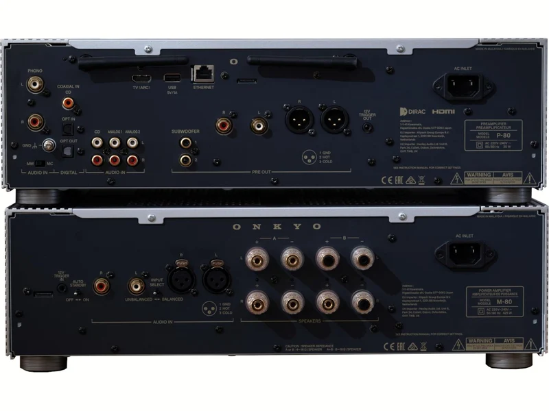 ONKYO ICON P-80 + ICON M-80 Noir