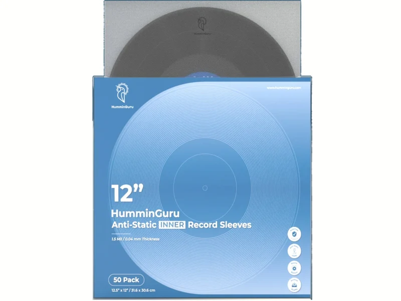 HUMMINGURU Pochettes intérieures x 50 (POUR DISQUES 12")