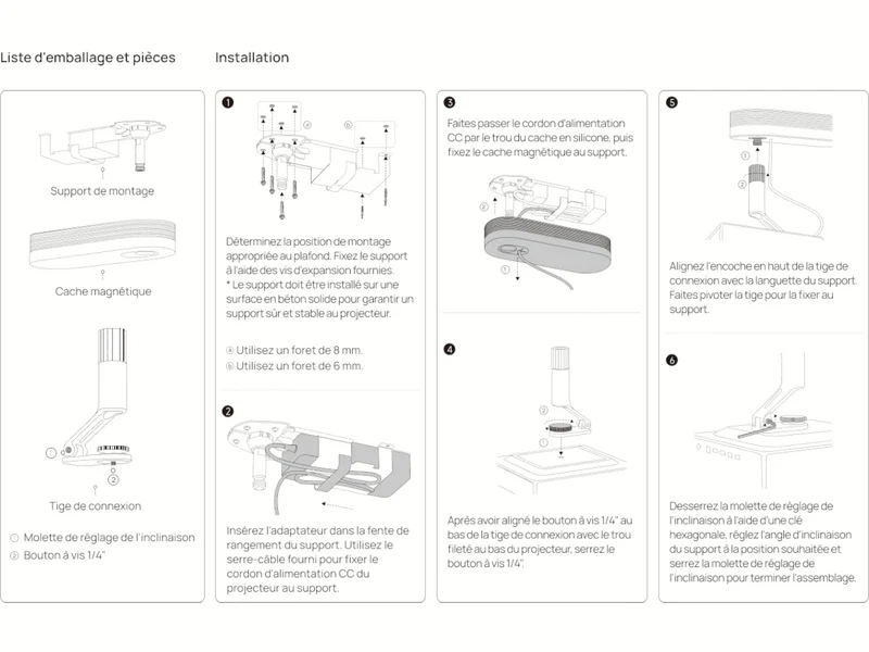 XGIMI Support Plafond Horizon