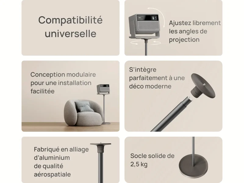 XGIMI Floor Stand Horizon 20 Gris Éléphant