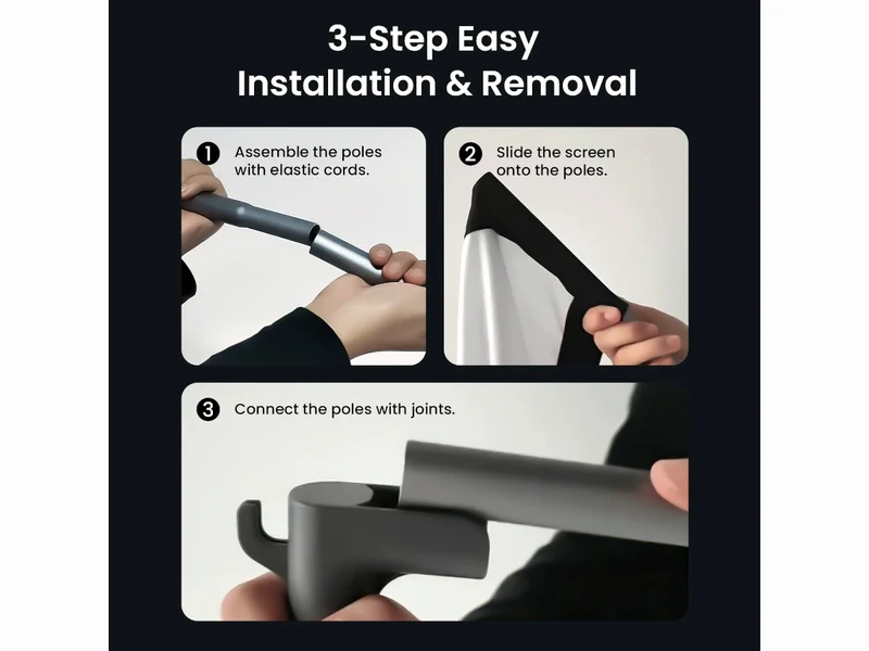 JMGO Écran portable pour projecteur 100″
