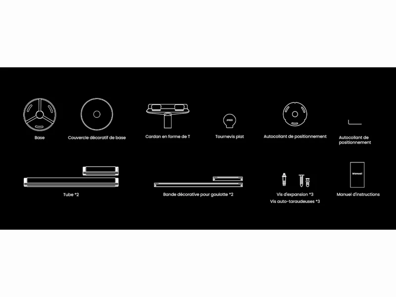 JMGO Fixation plafond pour Ultimate / Infinity