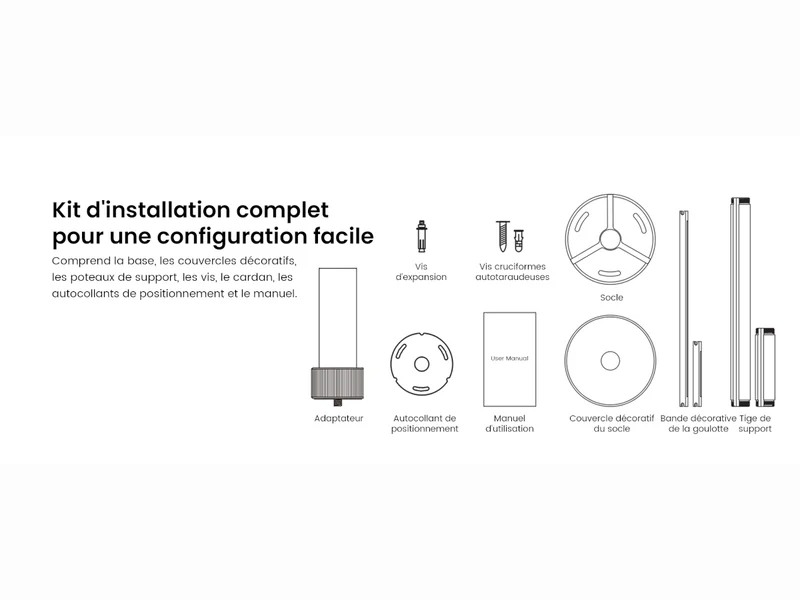 JMGO Fixation plafond pour N1S SE / Nano