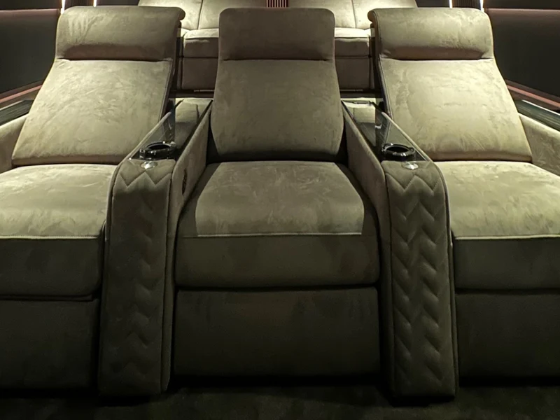 AV Concept Products - Mandalay / Fauteuil motorisé en Cuir (Finition lisse ou suede) - Triple motorisation