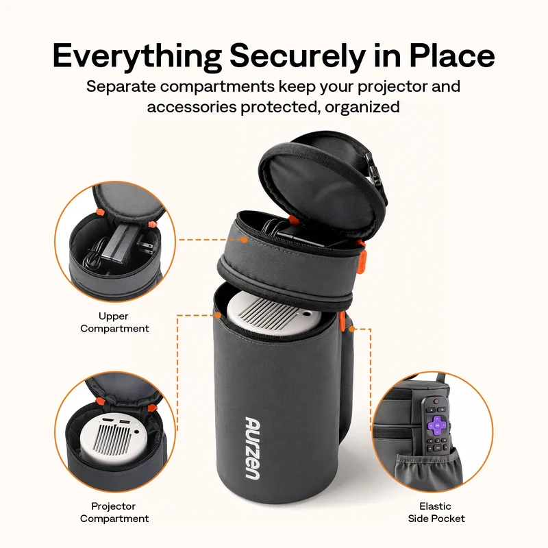 Aurzen Mini Carrying Case for EAZZE E1R / E1 Projector