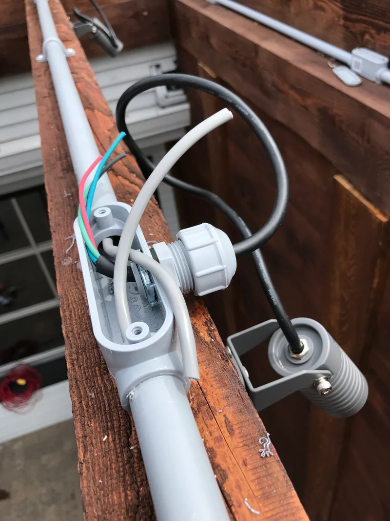 Projecteur DEL NTCL-RD-3W intérieur et extérieur, 3 watts. 3500K, RGB. IP65