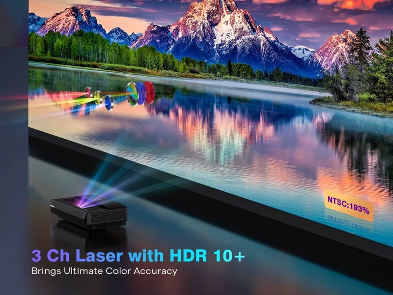 Bomaker Polaris 4K Laser TV2500 ANSI Dlp Smart UST Projector