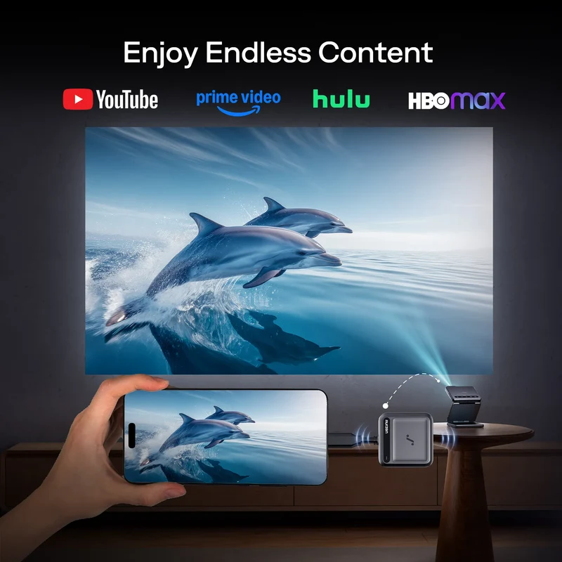 Aurzen CastPlay Pro Wireless USB-C Dongle for ZIP Projector