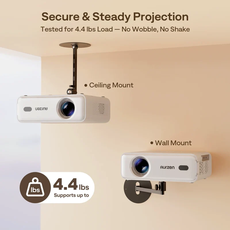 Aurzen PJ004PM Adjustable Wall Projector Mount