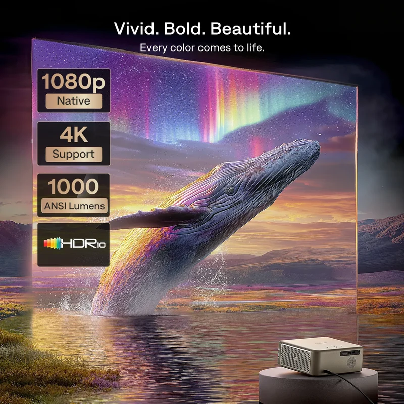 Aurzen EAZZE D1 MAX Gemini AI Google TV Projector