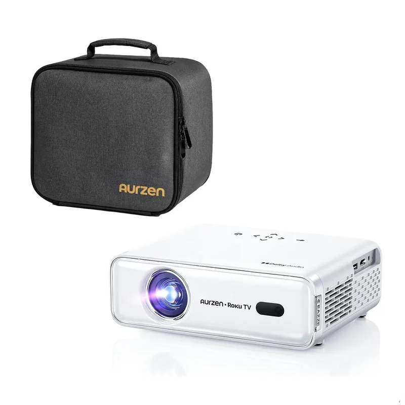 Aurzen EAZZE D1R Roku TV Smart Projector