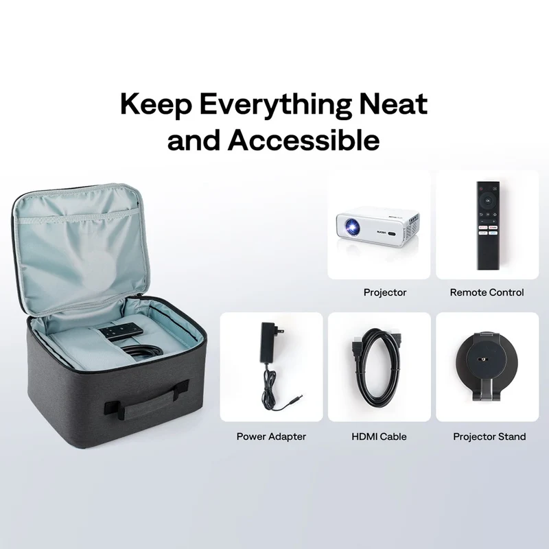Aurzen Portable Carrying Case for EAZZE / Epson / BenQ Projector