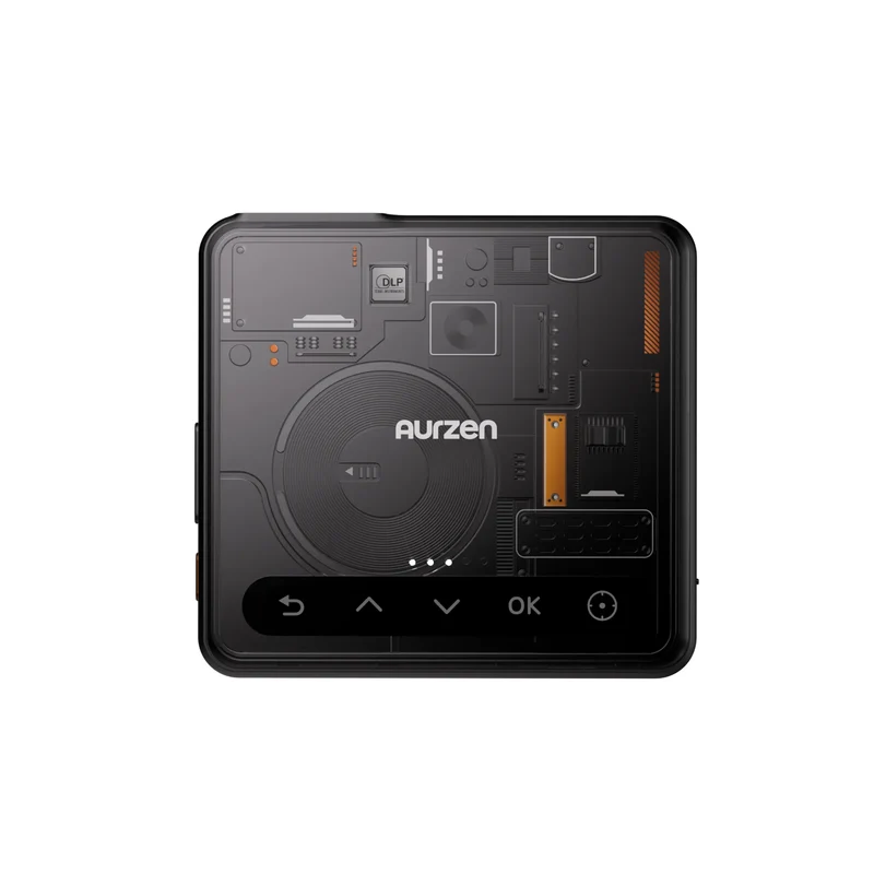 Aurzen ZIP Tri-Fold Portable Mini Projector