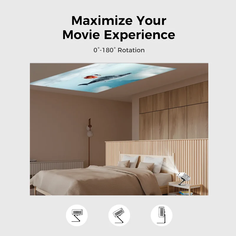 Aurzen Foldable Projector Stand