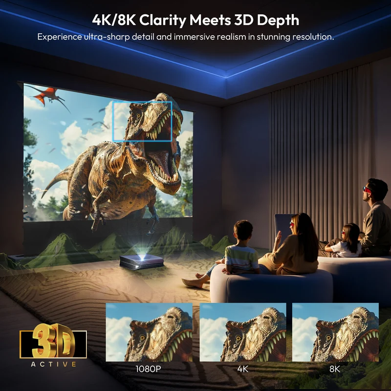 120 Inch NothingProjector Classic Pet Crystal 85% ALR Projector Screen