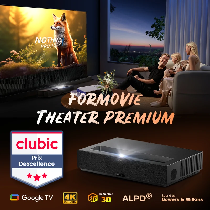 Formovie Theater Premium Triple Laser 4K TV Ultra Short Throw Projector
