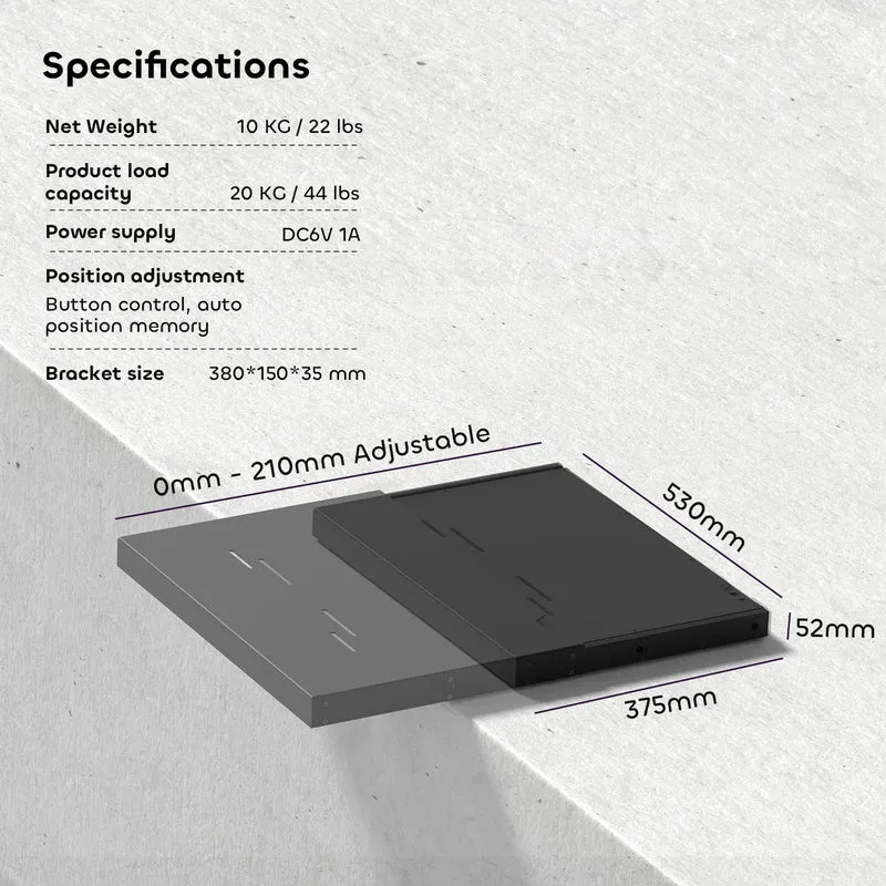 Intelligent Sliding Tray For UST Projector
