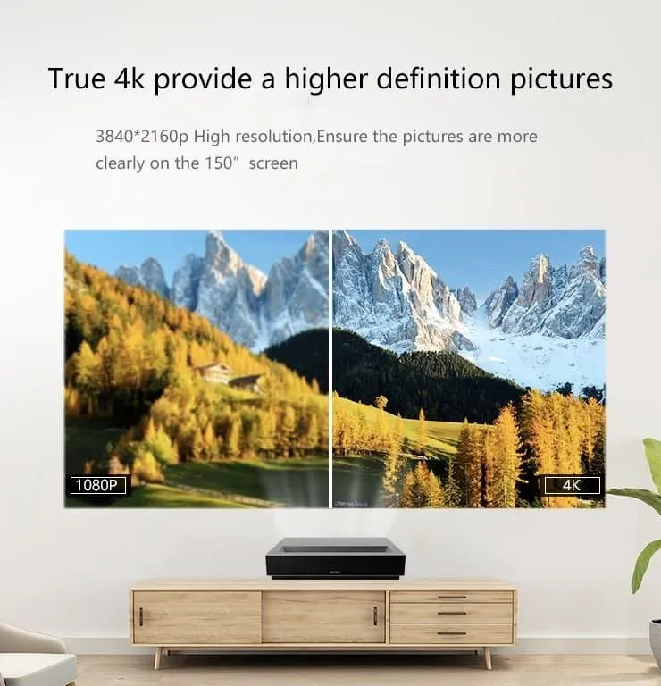 Fengmi Formovie 4k Cinema Laser Projector 2100 ANSI Ultra Short Throw Beamer