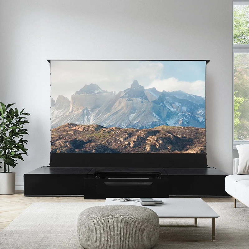Shore Laser TV Cabinet + UST Projector Bundle (Pre-Assembled)
