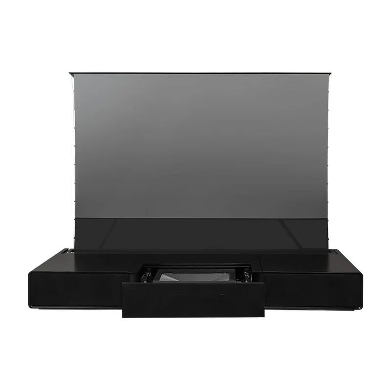 Shore Fully-Assembled Modern Matte TV Stand for UST Projector