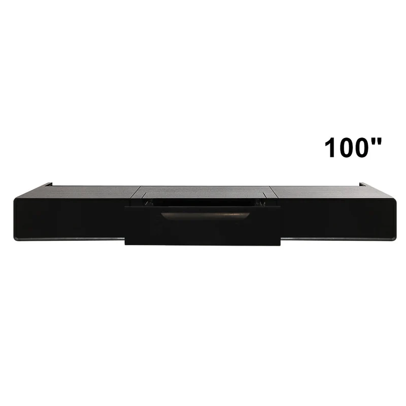 Shore Wood Grain TV Cabinet for Ultra Short Throw Projector (Pre-Assembled)
