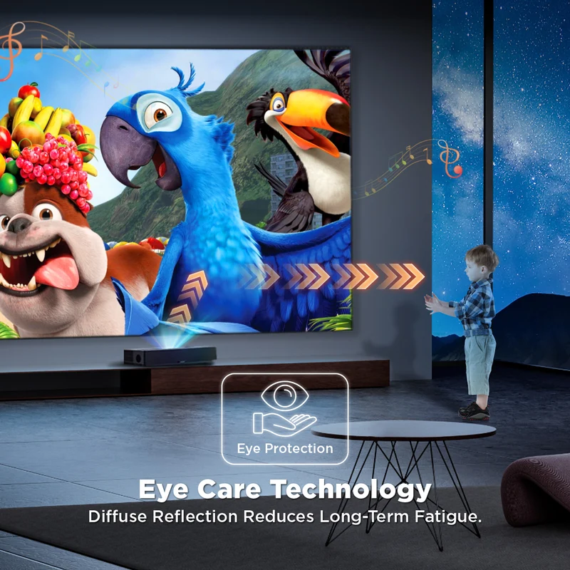 84''-150'' NothingProjector Black Series 95% ALR/CLR Ultra Short Throw Projector Screen