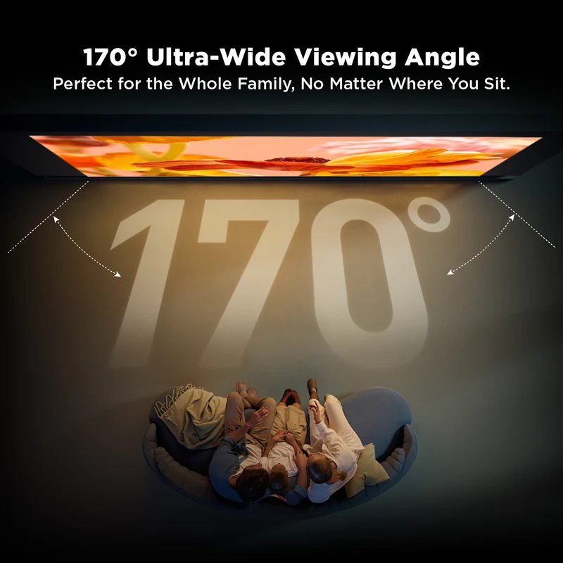 84''-150'' NothingProjector Black Series 95% ALR/CLR Ultra Short Throw Projector Screen