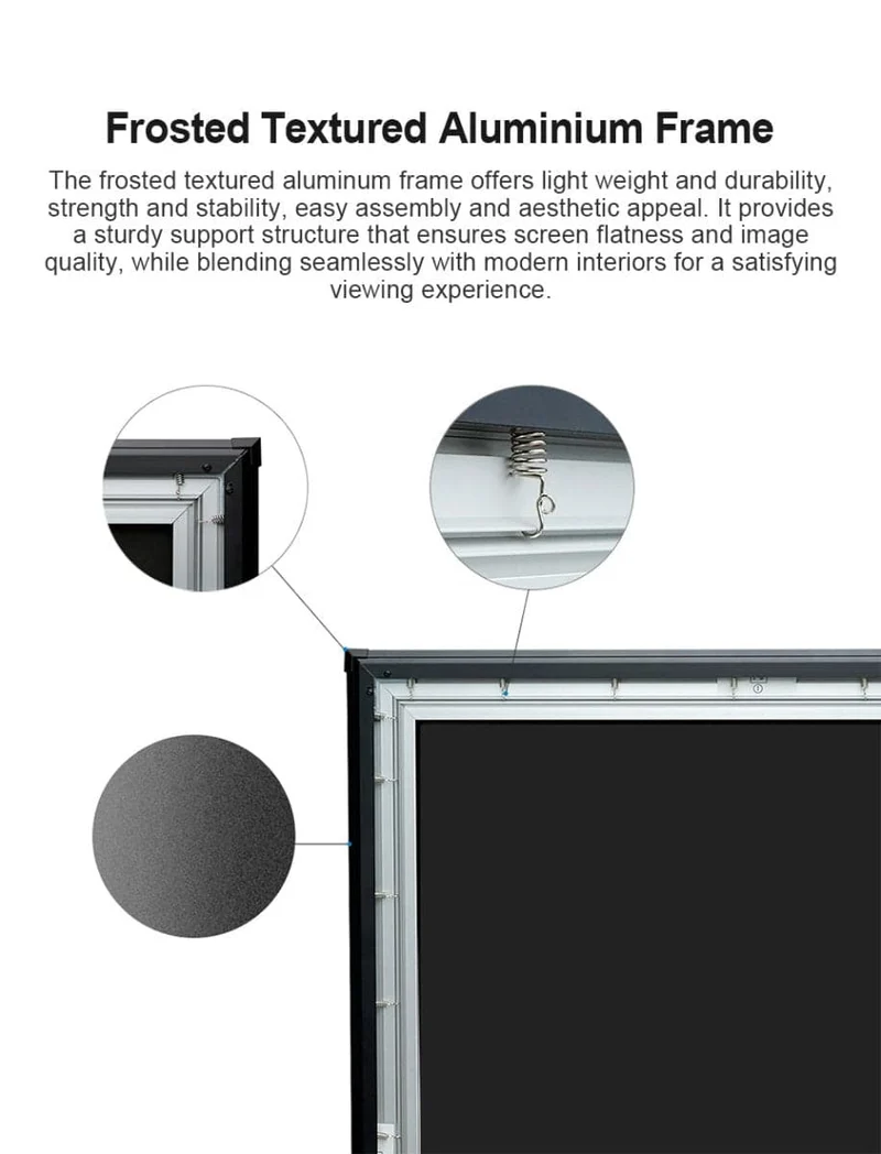 120 Inch NothingProjector Black Series 95% ALR Ultra Short Throw Projector Screen