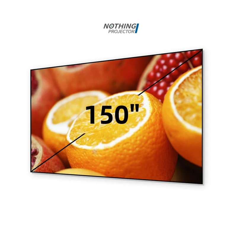150 Inch NothingProjector Black Series Pet Crystal Lenticular Screen